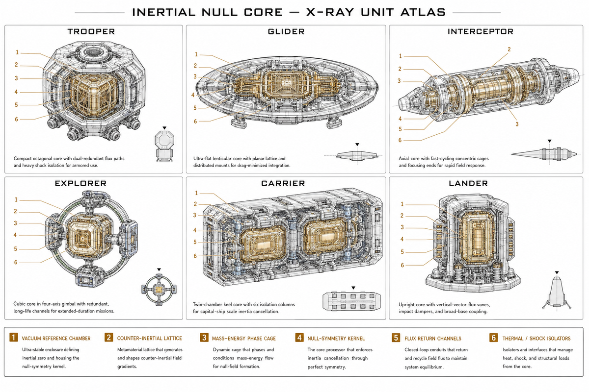 Inertial Null Core
