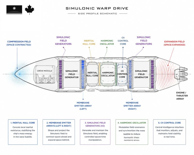 Simulonic Warp Drive